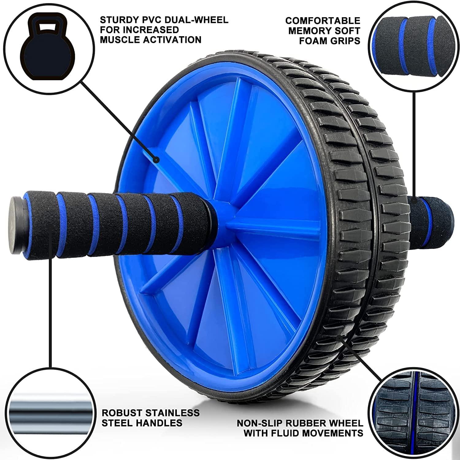 LORDEX Pro Ab Roller – Home Gym Core Strength Trainer