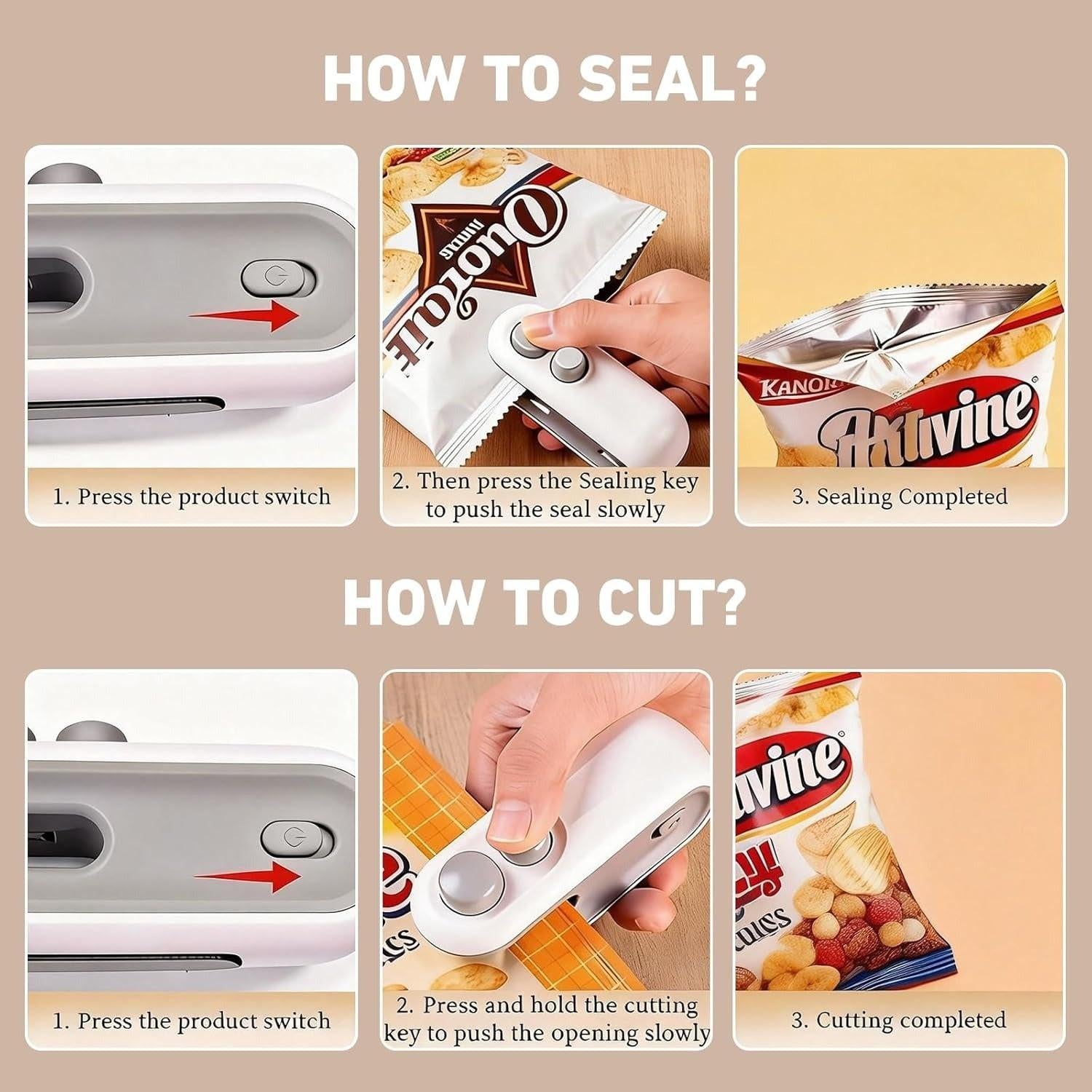 SealFresh™ Portable Mini Bag Sealer – Keep Food Fresh