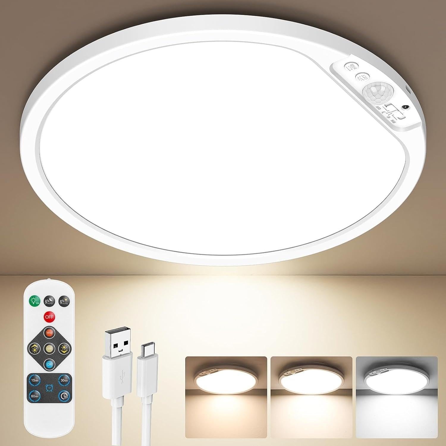 LumiSense™ Smart Motion Sensor LED Light – Wireless Night Light