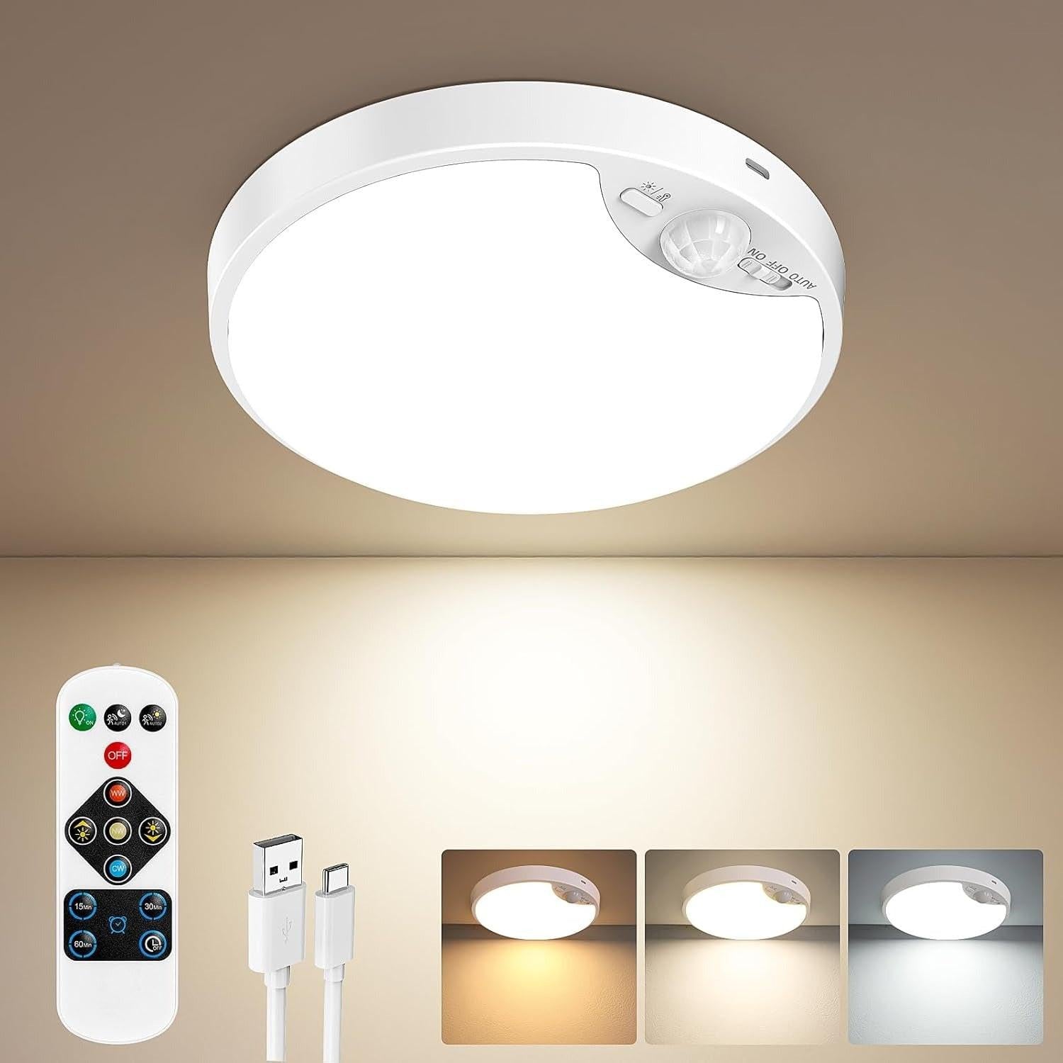 LumiSense™ Smart Motion Sensor LED Light – Wireless Night Light