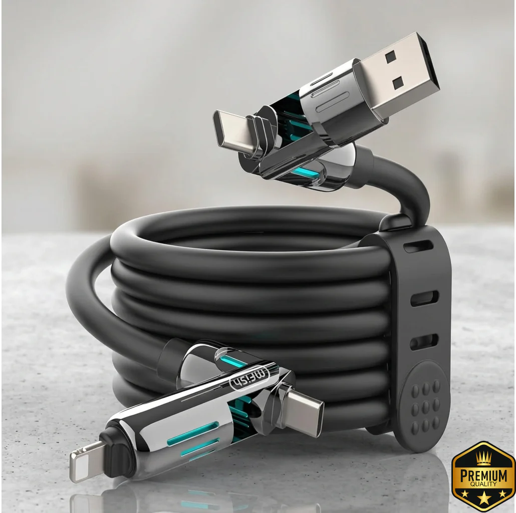 4-in-1 USB Fast Charging Cable - 240W
