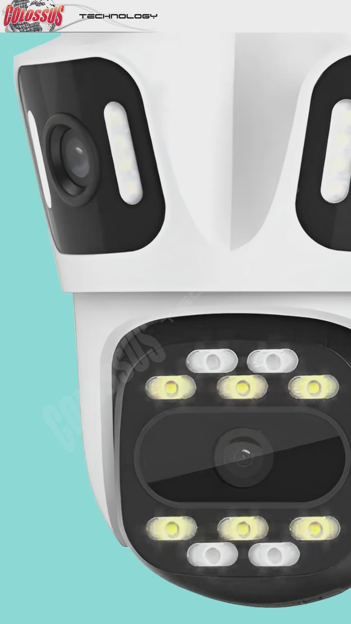 WiFi Smart Panorama Camera – Full Room Security Monitor