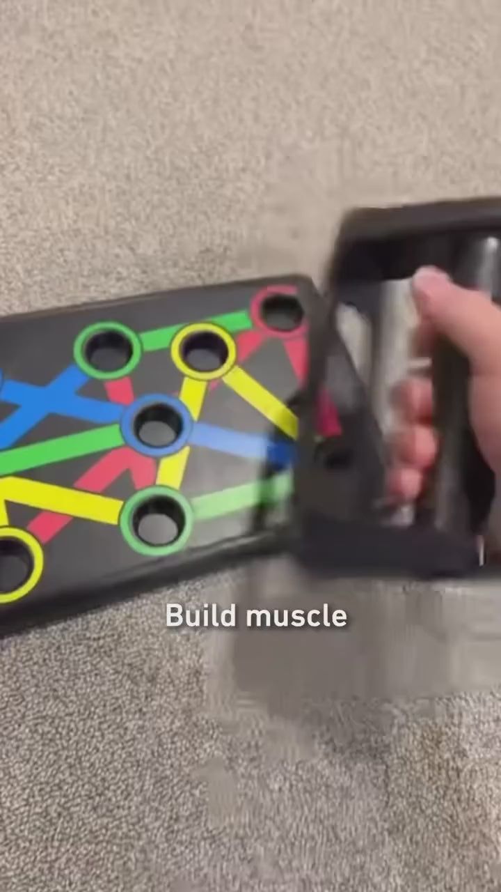 Multi-Function Push-Up Board – Home Gym Strength Trainer